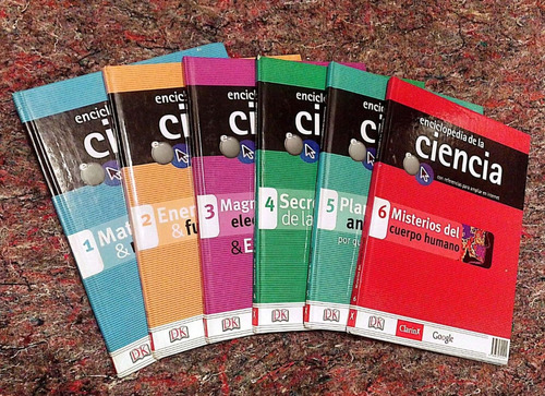 Enciclopedia De La Ciencia    Clarin - Google    ( 6 Tomos )