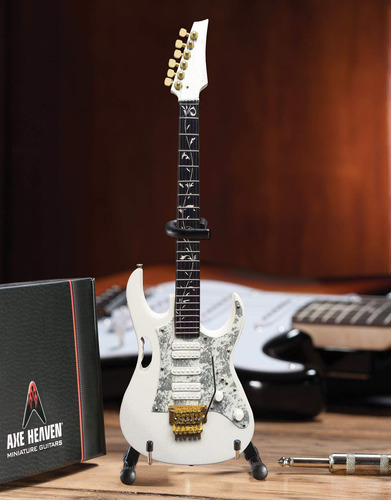 Axeheaven Steve Vai Signature White Jem Mini Replica