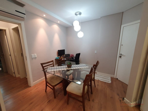 Imagem 7 de 15 de 2 Dormitórios 1 Suite Mobiliado Em Condominio Clube No Itacorubi, Sacada Com Churrasqueira E 2 Vagas - V-3961