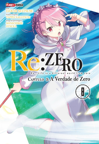 Re: Zero Capitulo 3 - 08, de Nagatsuki, Tappei. Editora Panini Brasil LTDA, capa mole em português, 2021