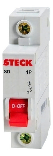 Disjuntor Unipolar Mono Serie Sd61 32a 1p Curva C Steck