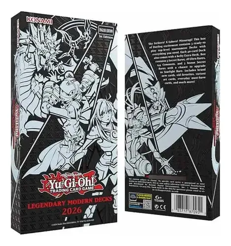 Yugioh Box Coleção Decks Lendários Modern 2026 Português