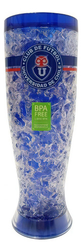 Vaso Frozen Gel 16 Oz U De Chile / Licencia Oficial Color Azul