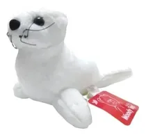 Comprar Foca De Peluche Blanca Chica 12cm Animales Marinos 10819xs
