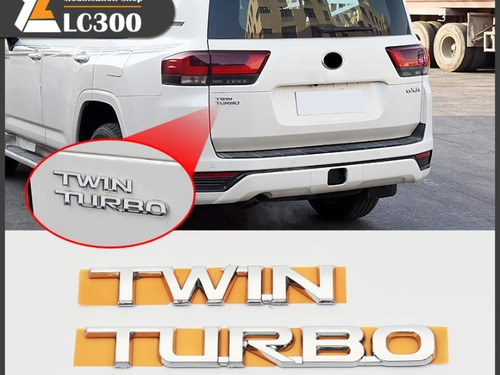 Emblema Twin Turbo Land Cruiser 300