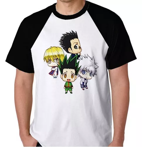 Camiseta Hunter Leorio H22 Gon Anime Killua Camisa Blusa