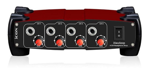 Amplificador De Auriculares Icon Neoamp Rojo