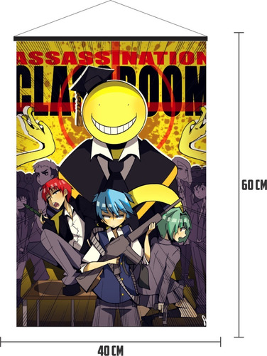 Poster Lona Assassination Classroom Anime 60 Cms X 40 Cms