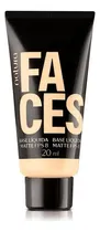 Comprar Base de maquillaje líquida Natura Faces, base líquida SPF 8 facetas, tono líquido 10n, 30 ml, 30 g
