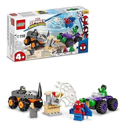 Lego Marvel Spidey Y Sus Increíbles Amigos Hulk Vs Rhino