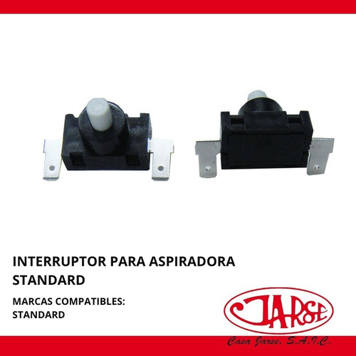 Interruptor Para Aspiradora Standard 2 Cont T/velador X10 U