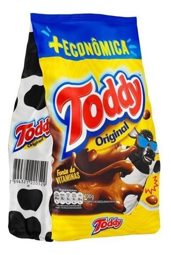 Achocolatado Em Pó Toddy Original Refil Pacote 1,020kg C/