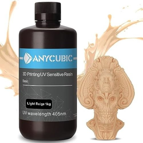 Resina Anycubic 1kg Para Impresora 3d, Uv 405nm