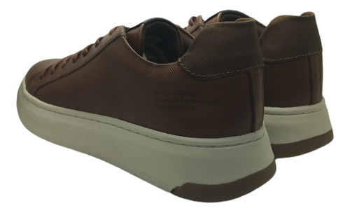 Imagen 3 de 3 de Zapatilla Hombre Stork Man Cosme Cordón Picada Cuero