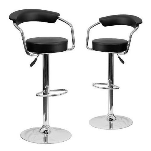 Set X 2 Sillas Para Bar Flash Furniture  De Altura