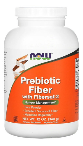 Now Foods Fibra De Preprobioticos Con Fibersol-2 340gr Sfn