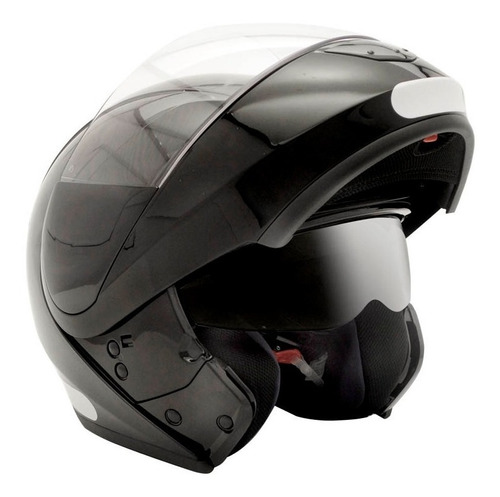 Capacete Moto C Oculos Peels Urban Classic Robocop Preto Fsc Tamanho do capacete L - 59/60