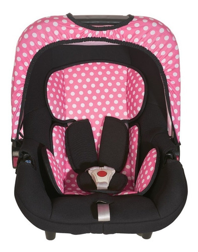 Cadeirinha Bebê Conforto Automóvel 0 A 13 Kg Rosa Bolinha