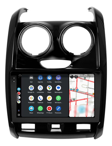 Multimidia Duster Oroch 15/19 Aikon Red 2gb 64gb Carplay 9p