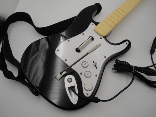 Guitarra Alambrica Xbox 360 Rockband Guitar Hero Pc Clone He (Usado)