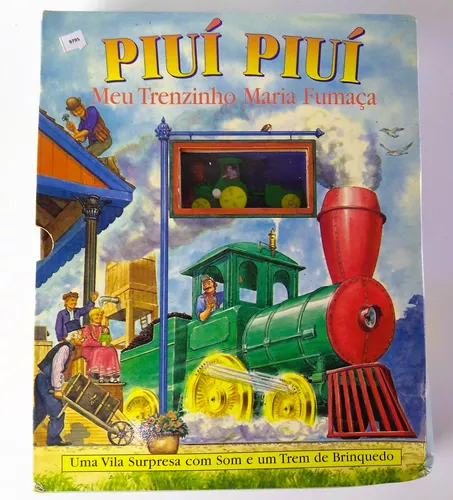 Antigo Brinquedo Trenzinho Maria Fumaça Piu Piu 9795 Rrdeco