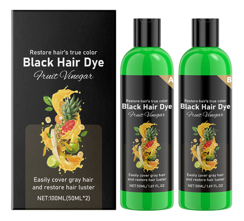 Vinagre De Frutas Um Shampoo Tinge Facilmente L 100ml B Ting