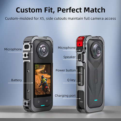 Funda Protectora De Cámara Para Insta360 X5