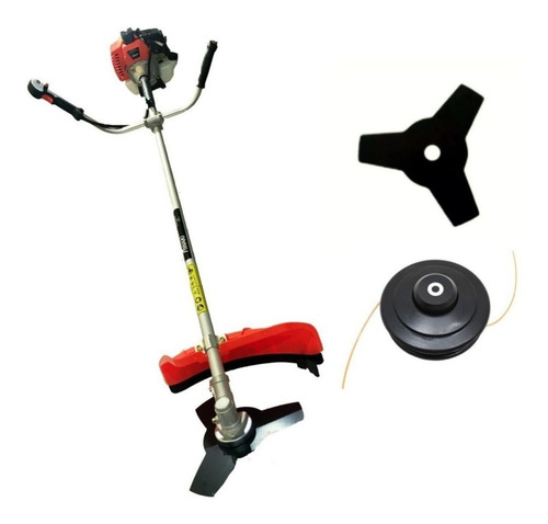 Imagen 5 de 10 de Combo Fiwaki Desmalezadora 52cc 2t Con Motosierra 52cc 2t