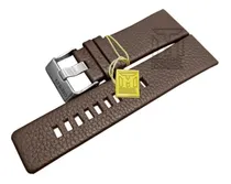 Comprar Pulseira Diesel 28mm Couro Marrom Legítimo Largura Da Pulseira 28 Mm