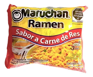 Maruchan Ramen Carne De Res 85 Gr Sopa Instantánea 1pza