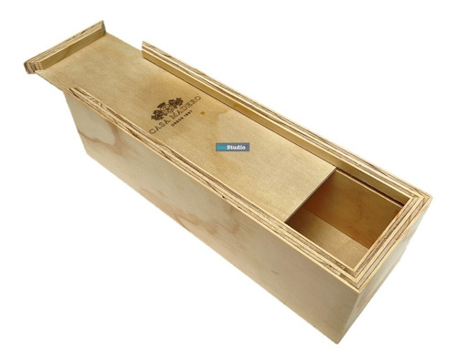 Caja Para Vino Madera Triplay Pino Regalo