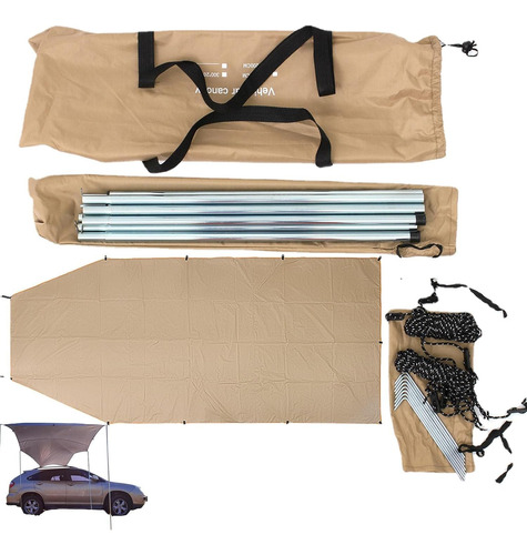 Car Tents - Water Resistant Suv Roof Sun Shade Extension -