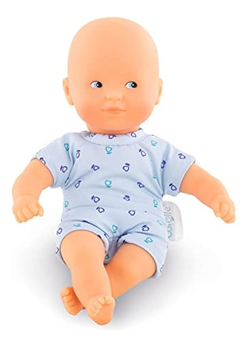 Corolle Mini Calin Soft Baby Doll - Blue - 8  Soft-body Doll