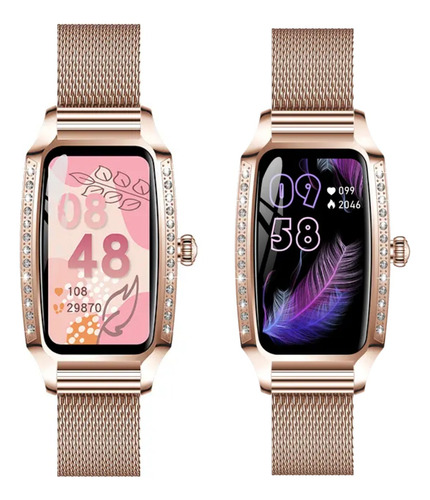Reloj Smartwatch H8 Plus Mujer P/ Samsung Android iPhone Xia