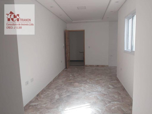 Imagem 4 de 10 de Apto Com 47 M² Total - 2 Dormitórios, 1 Vaga - À Venda Por R$ 240.000 - Vila Linda - Santo André/sp - Ap3193
