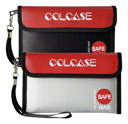 Bolsa De Dinero Ignífuga Colcase (8.3 X 5 Pulgadas), Paquete