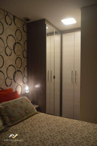 Cobertura Com 2 Dormitórios À Venda, 140 M² Por R$ 550.000 - Vila Pires - Santo André/sp - Co1023