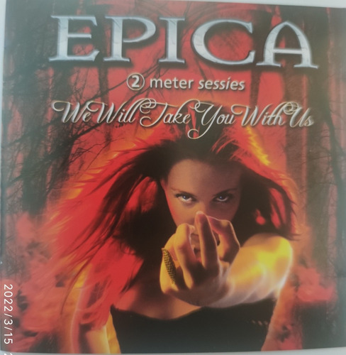 Epica Cd We Will Take You With Us 2 Meter Sessies Raro (Usado)
