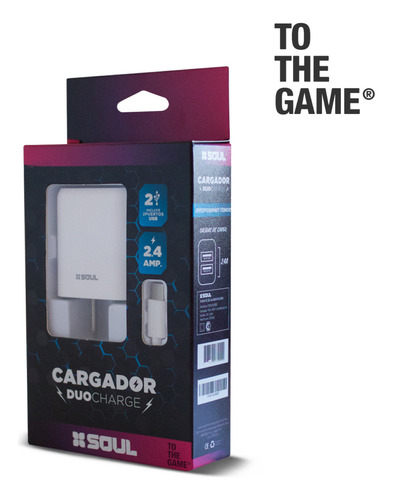 Cargador Original Soul Compatible Con iPhone 6 7 8 Xs 11 12
