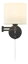 Comprar Lampara De Pared Con Brazo Oscilante, Negro-beige, Alltrust