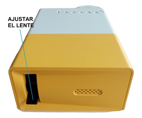 Imagen 7 de 10 de Mini Proyector Led Portatil Yg300 Lcd Tft 320-240 Pixeles