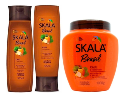 Skala Brasil Caju Shampoo + Acondicionador + Mascara