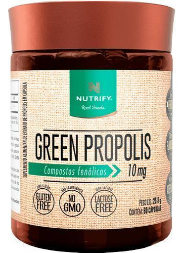 Kit 2x: Própolis Verde Nutrify 60 Cápsulas