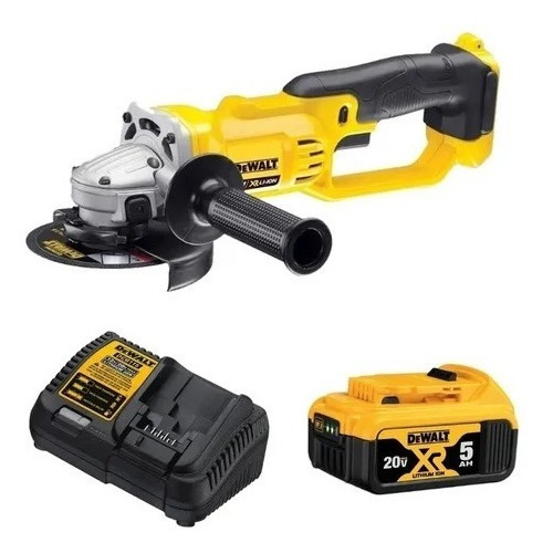 Esmeril Angular Inalámbri Dcg412b+batería5ah+cargador Dewalt