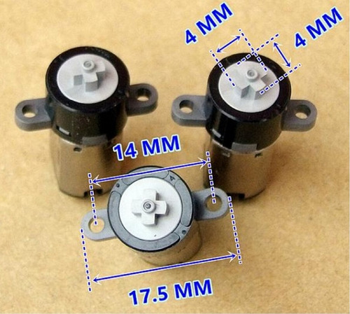 Imagen 2 de 4 de Motor Mini Reductor P/robotica 3-6vrobot Miniatura 70 Rpm4pz