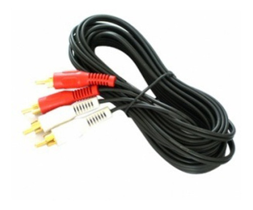 Pack 3x Cable Audio 2 Rca Macho Macho 1.8m Dracma