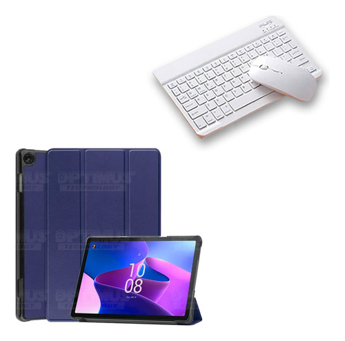 Combo Estuche Y Teclado Para Lenovo Tab M10 Hd Tb-328