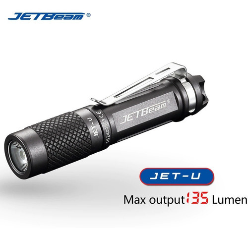 Linterna Jetbeam Jet-u Micro Edc Aaa 135 Lm, color de luz: blanco