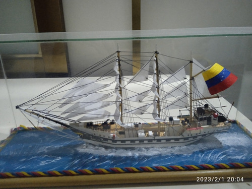 Modelismo Naval: Maqueta Del Buque Escuela  Simón Bolivar 