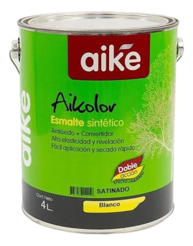 Esmaltee Sinteticoo Negro Brillante Aikee X 4 Ltsss